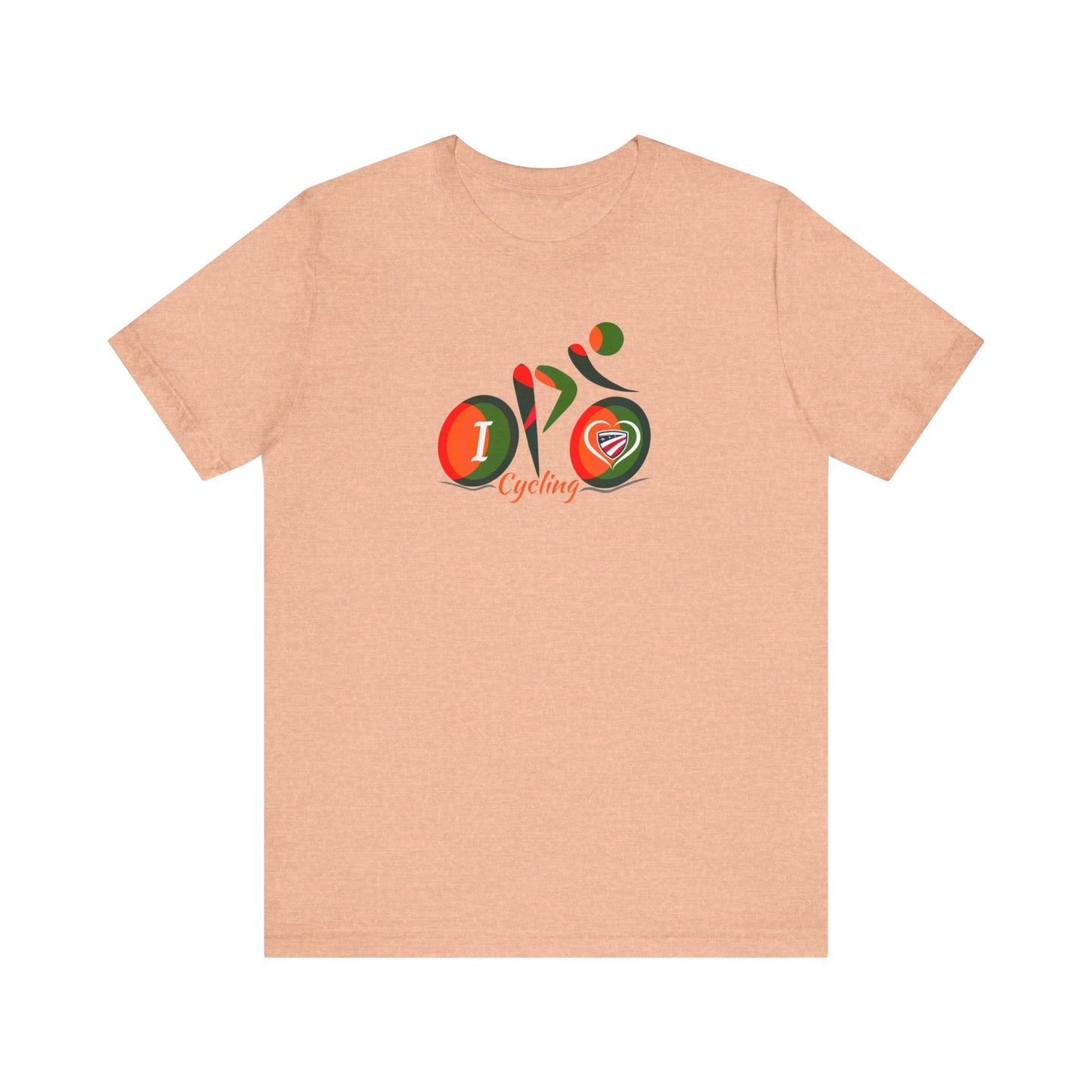 Bike T-Shirt, I Love Cycling, Cycling T-shirt for Women, Men and Kids