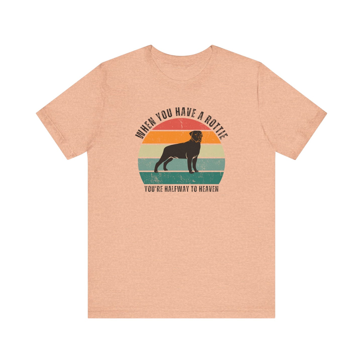 Rottweiler T-Shirt, Rottie Vintage Shirt for Dog Owner