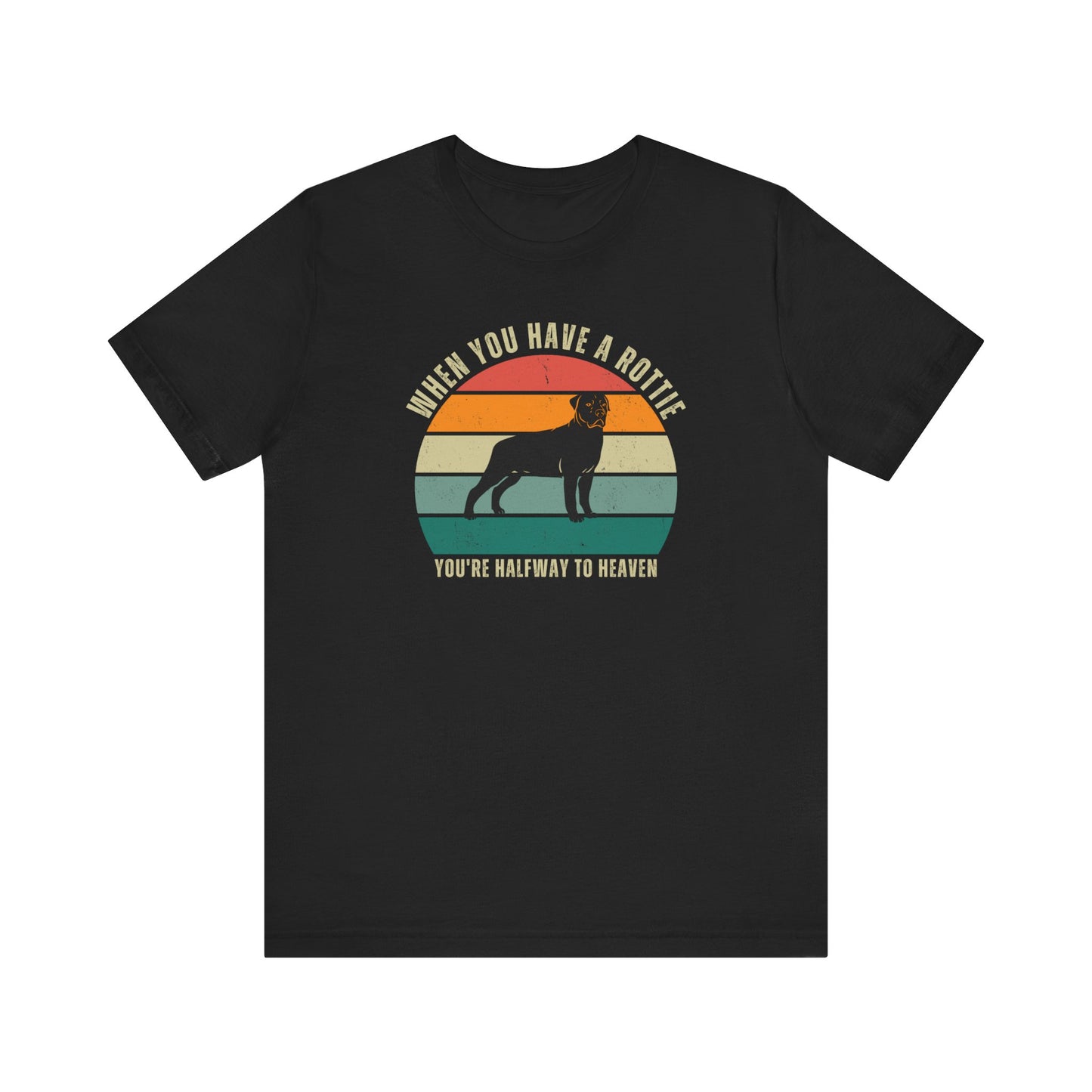 Rottweiler T-Shirt, Rottie Vintage Shirt for Dog Owner