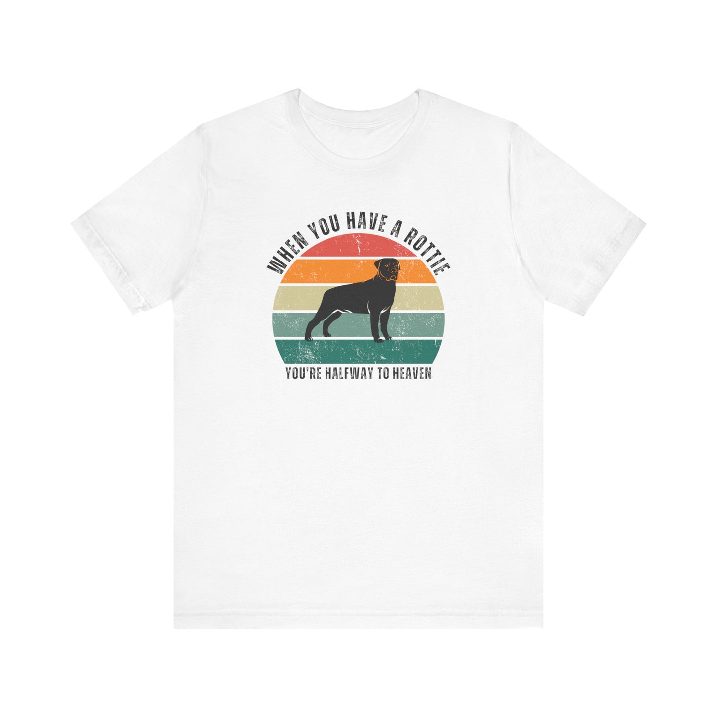 Rottweiler T-Shirt, Rottie Vintage Shirt for Dog Owner