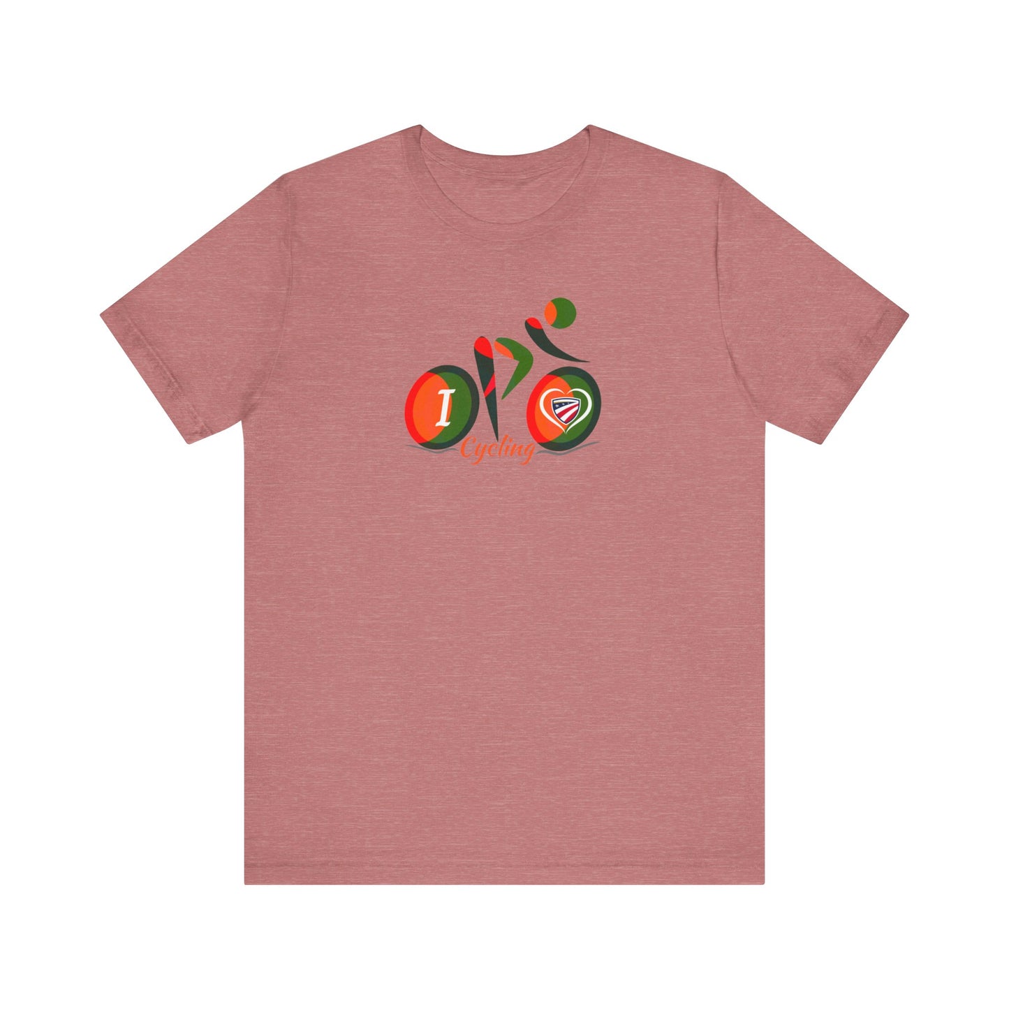 Bike T-Shirt, I Love Cycling, Cycling T-shirt for Women, Men and Kids