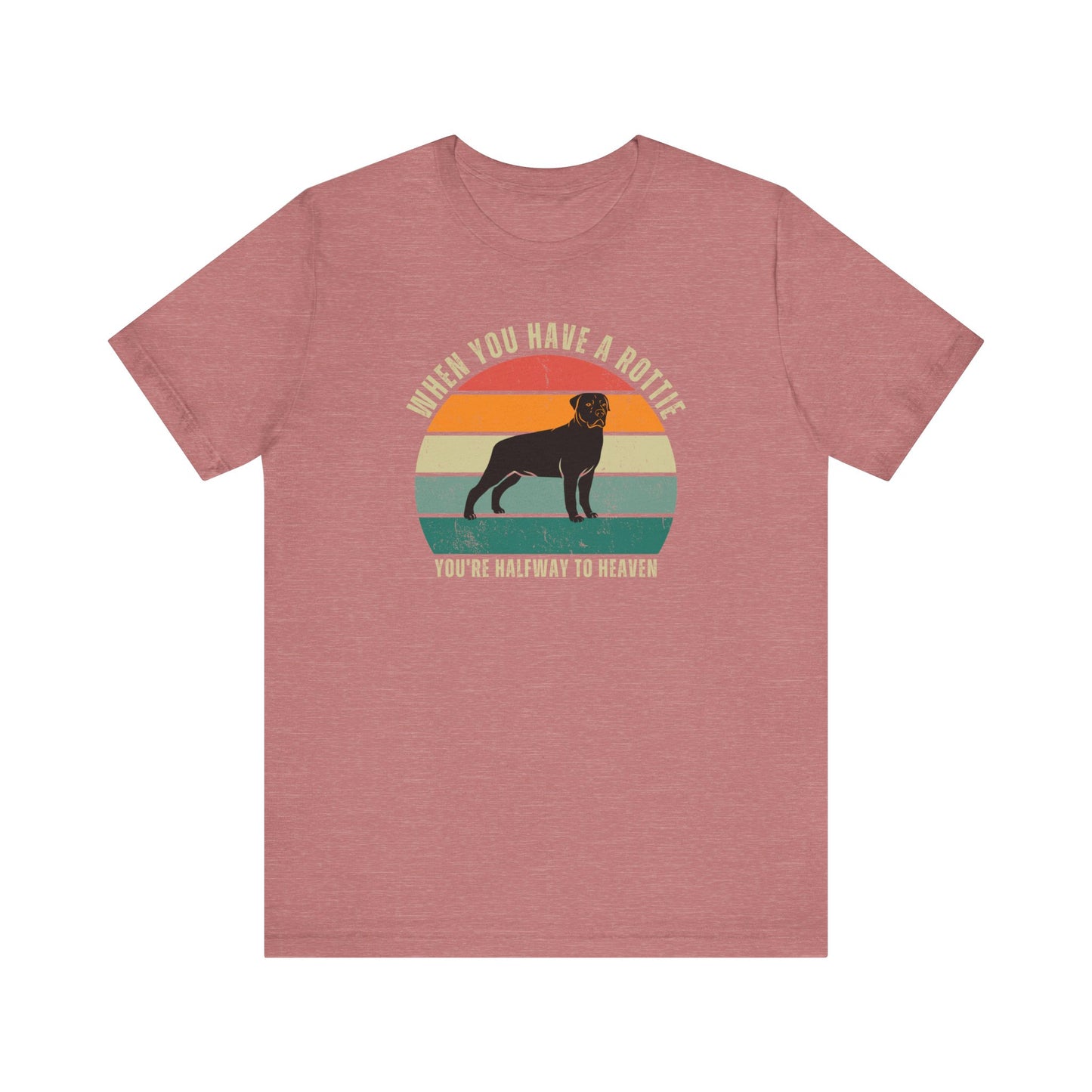 Rottweiler T-Shirt, Rottie Vintage Shirt for Dog Owner