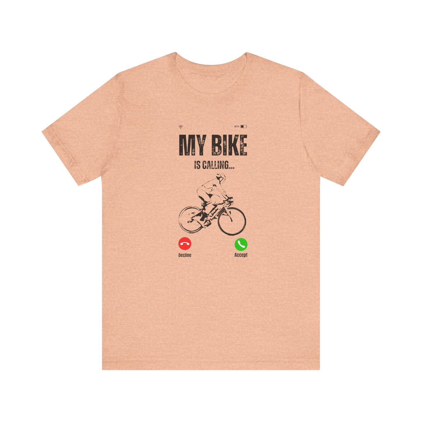 Bicycle T-Shirt, My Bike Is Calling, Bike T-shirt For Women and Men