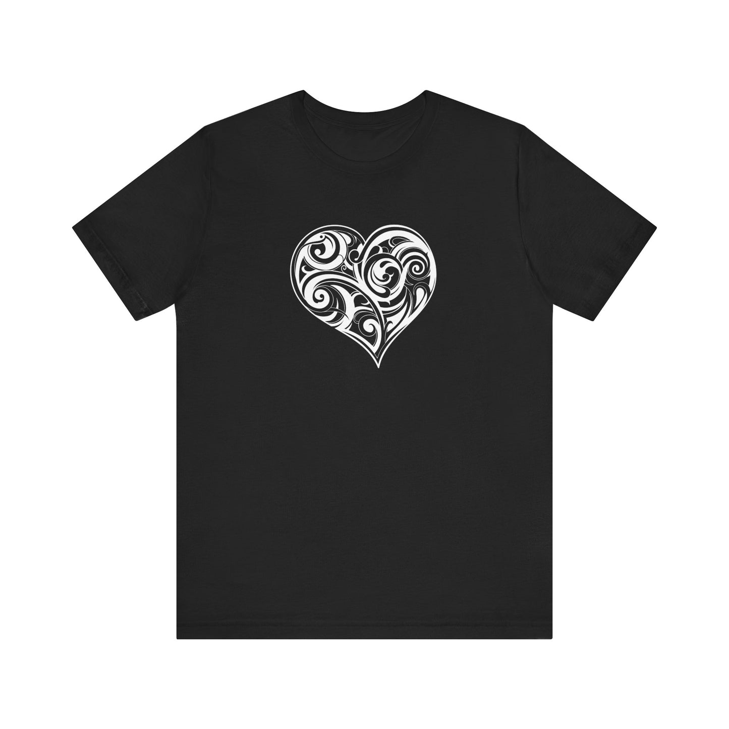 Valentine’s Day or Birthday T-Shirt, Folk Motive Shirt