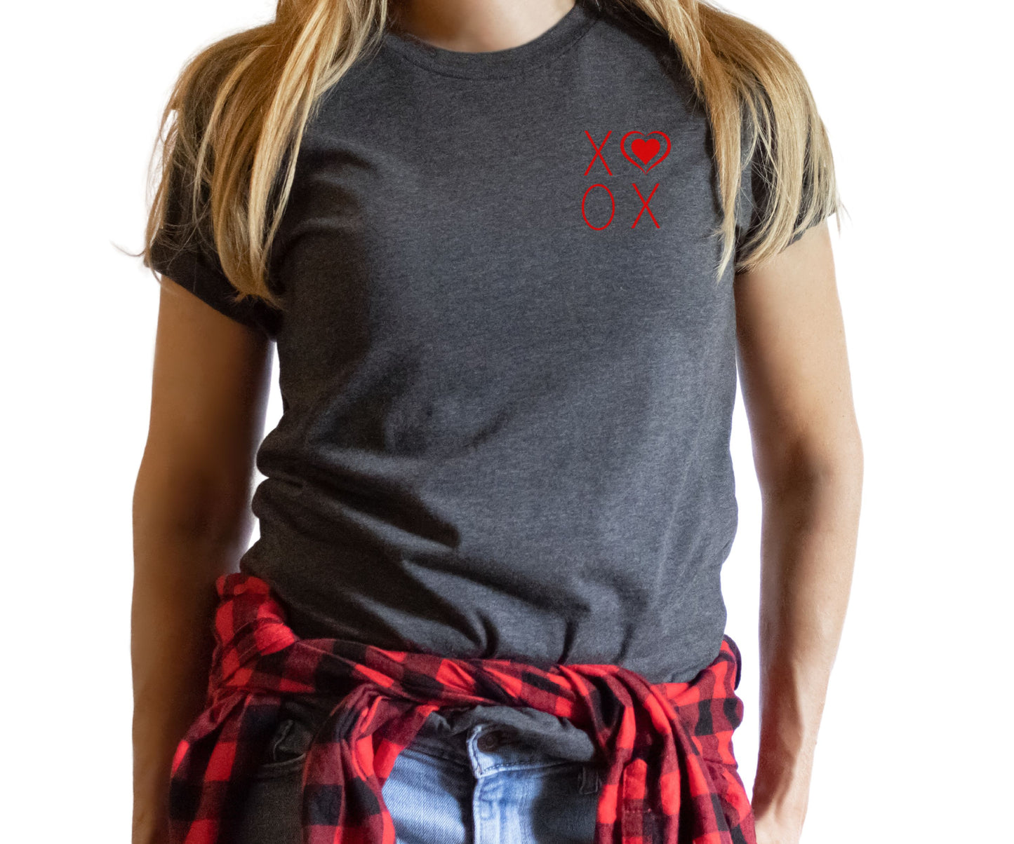 XOXO T-shirt, Valentine’s T-Shirt, Women Love Heart, Cute Valentine Shirt