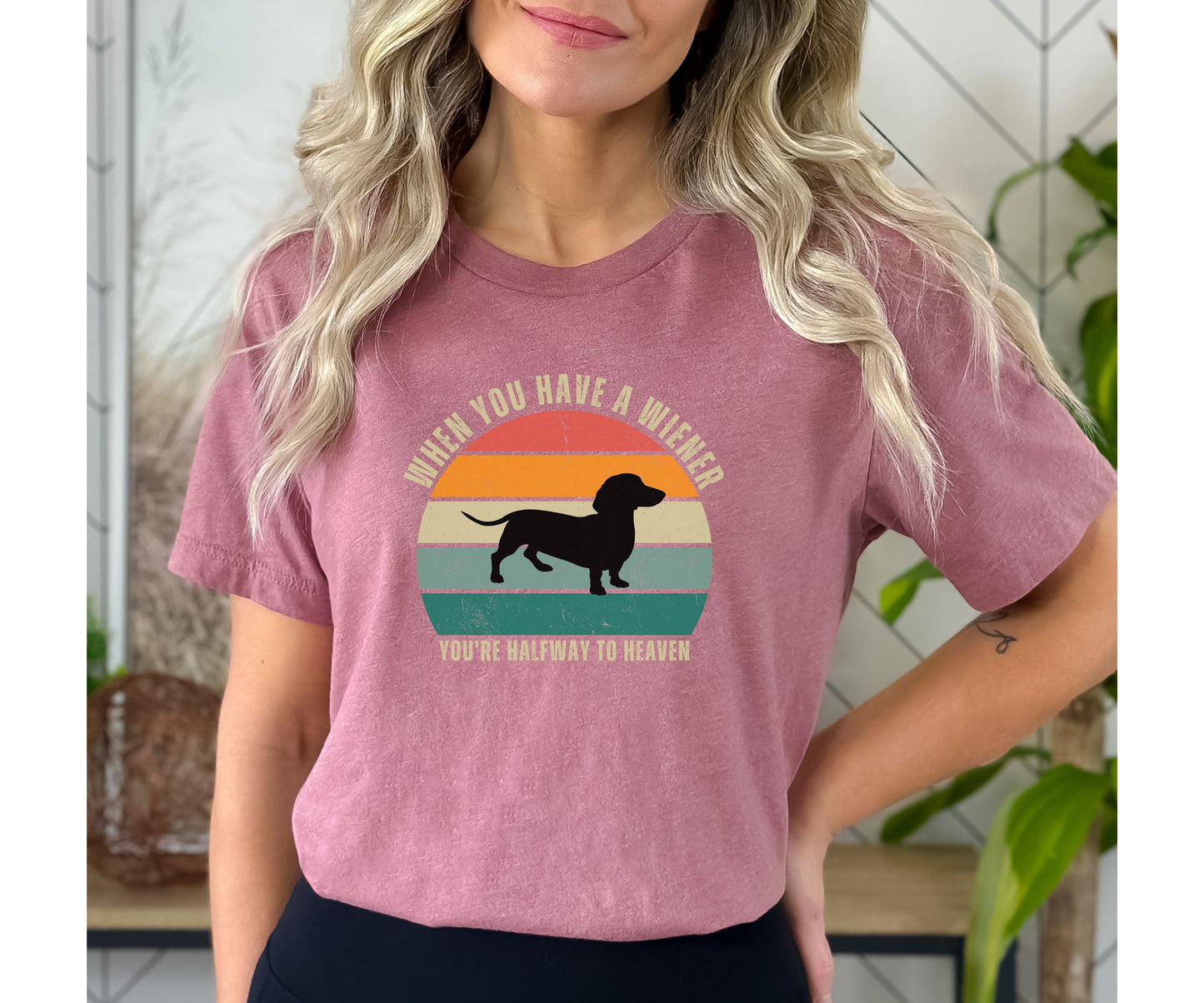 Wiener T shirt, Dog Vintage Shirt, Wiener Mama