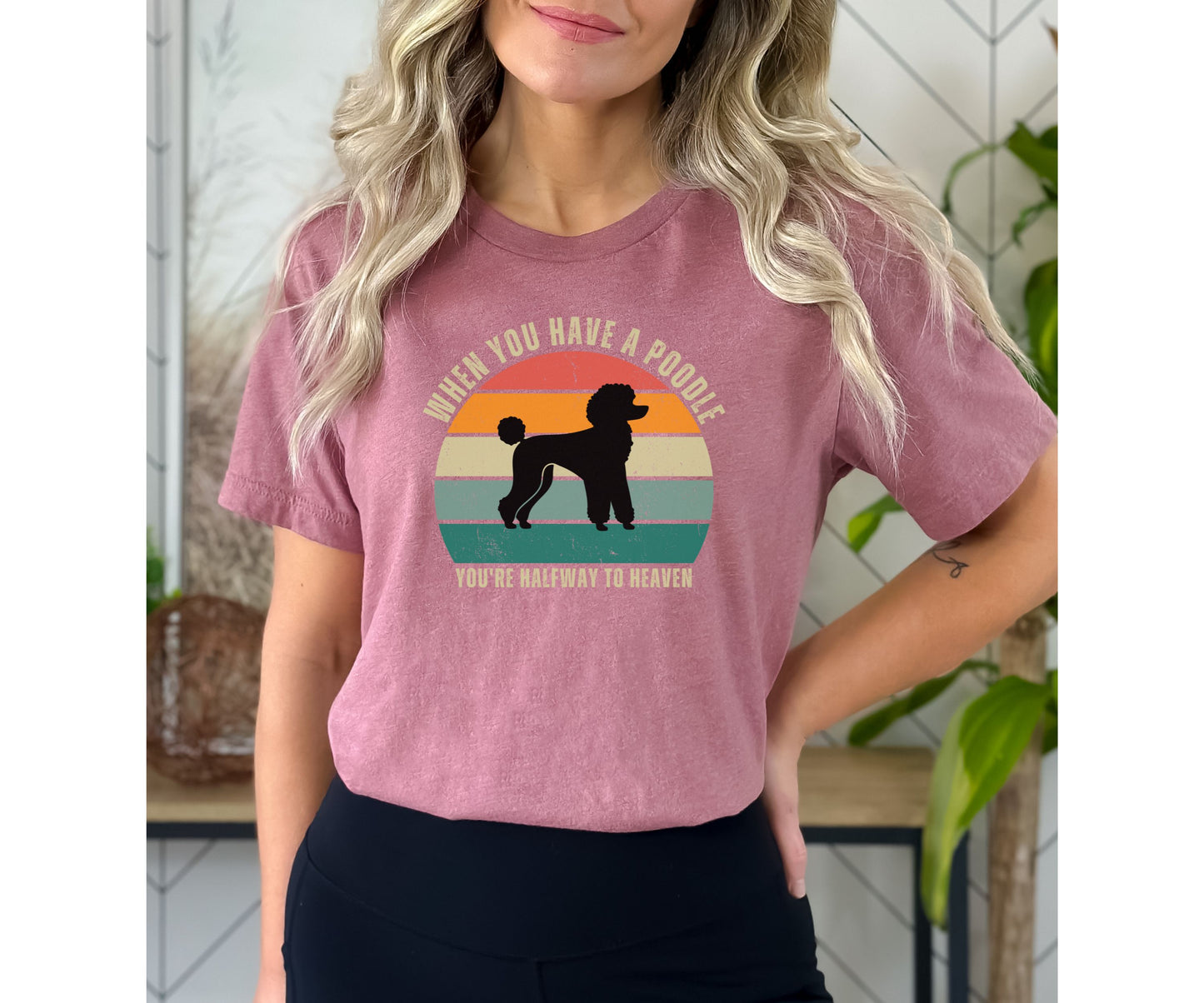 Poodle T-shirt, Poodle Dog Vintage Shirt