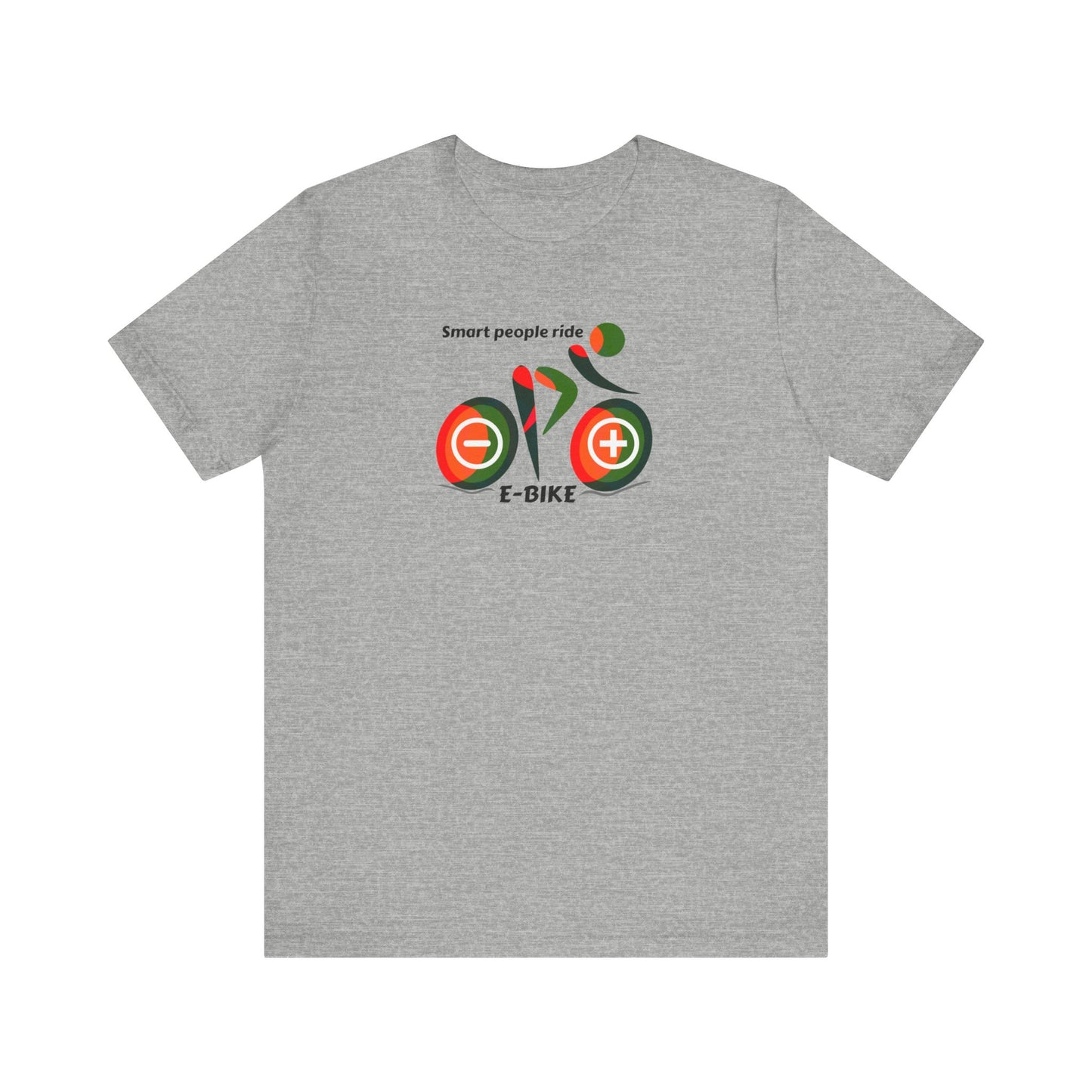 Bike T-Shirt, Smart People Ride E-Bike, E-Bike T-Shirt