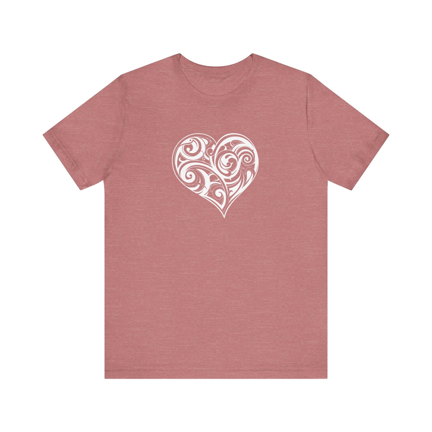 Valentine’s Day or Birthday T-Shirt, Folk Motive Shirt